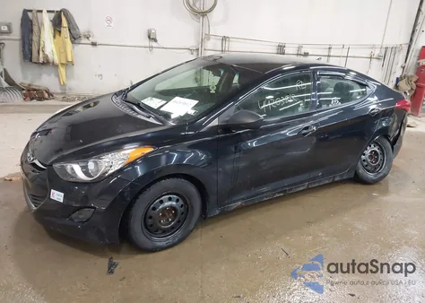 2013 Hyundai Elantra Gls из США, поврежденный, VIN 5NPDH4AE1DH321095